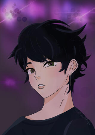 Akaashi - commission for Kami